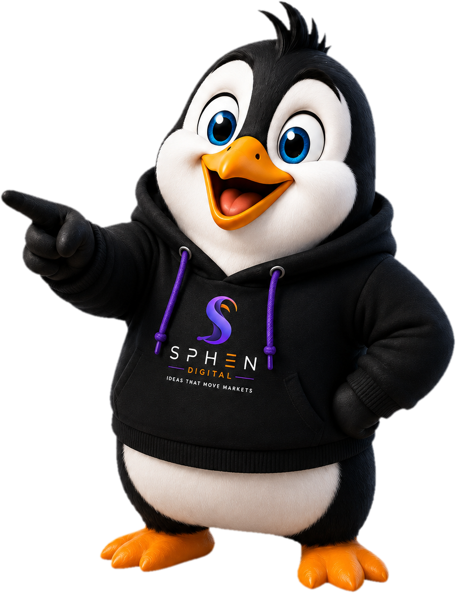 SPHEN the penguin mascot